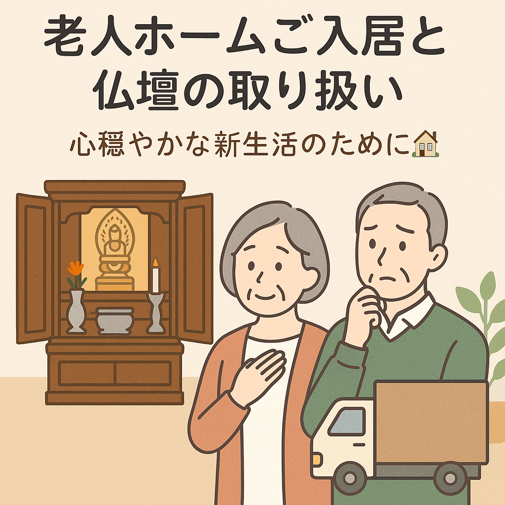 〖暮らしの準備〗仏壇の処分・お引っ越しガイド｜心穏やかな老人ホーム新生活へ✨